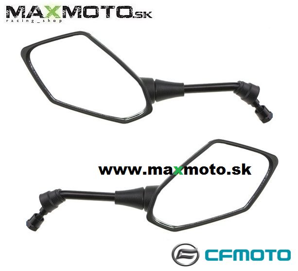 Spätné zrkadlo CF MOTO Gladiator X8/ X450/ X520/ X550/ X600/ X850/ X1000, pravé/ ľavé, hranaté, 7020-200300, 7020-200200