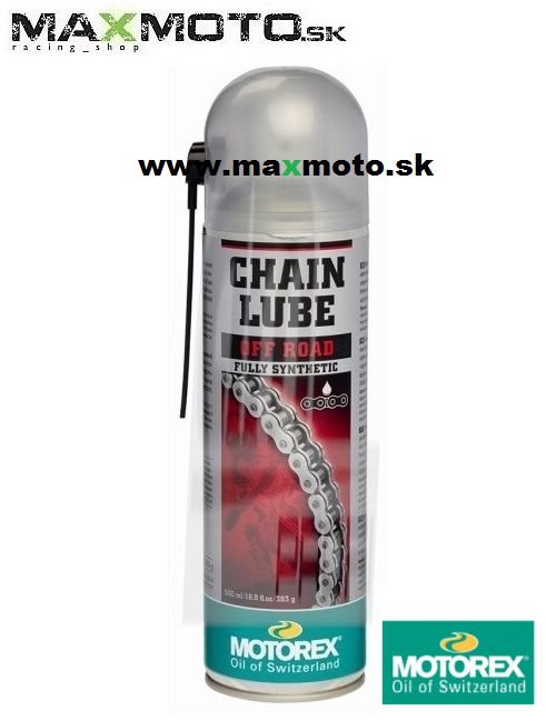 Sprej na reťaz MOTOREX CHAINLUBE 622 OFF ROAD, 500ml