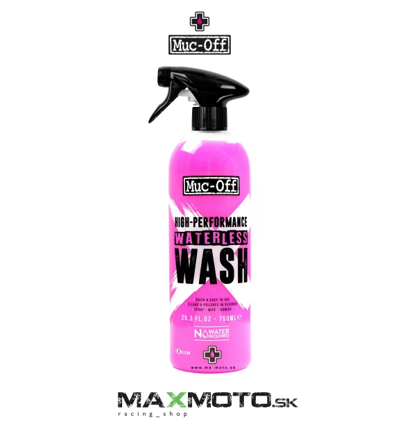 Sprej na čistenie a leštenie MUC-OFF WATERLESS WASH, 750ml