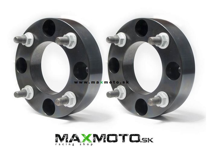 Rozširovacie podložky 4/110 30mm Suzuki, Yamaha, Kawasaki, Honda, čierne
