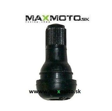 Ventil kolesa štvorkolky - čierny, krátky