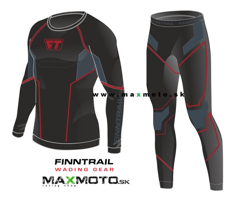 Termoprádlo FINNTRAIL All Season, celoročné, čierne