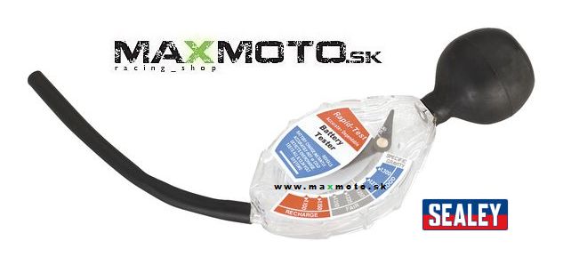 Tester SEALEY na meranie hustoty elektrolytu (hustomer)