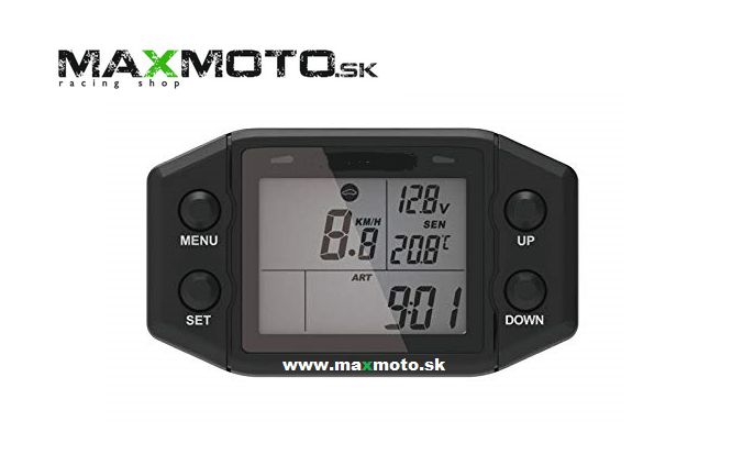 Univerzálny tachometer s GPS a teplomerom