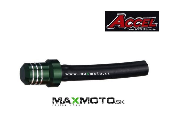 Odvzdušňovač uzáveru palivovej nádrže ACCEL, zelený