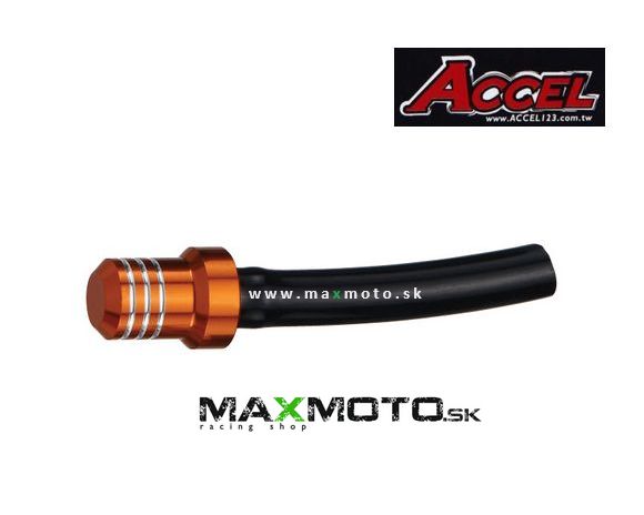 Odvzdušňovač uzáveru palivovej nádrže ACCEL, oranžový