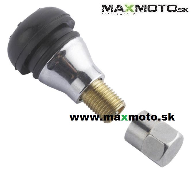 Ventil disku štvorkolky - chrómový, krátky ATV