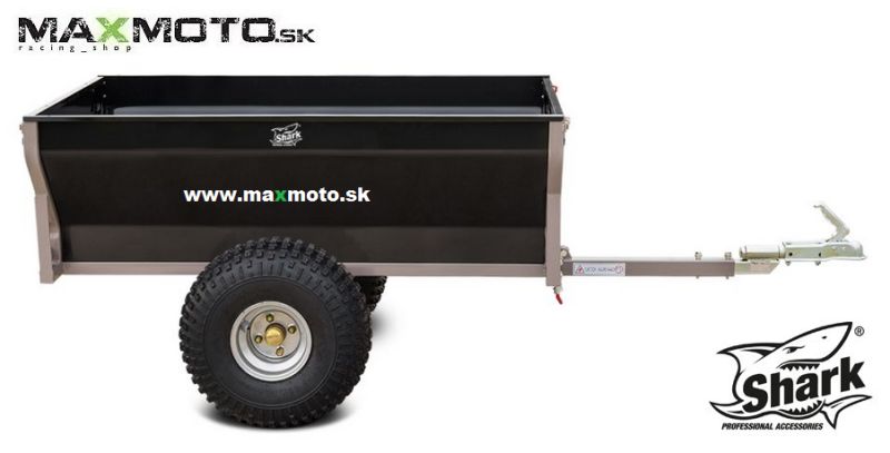 Vozík pre štvorkolky ATV/ UTV, SHARK WOOD 550, čierny