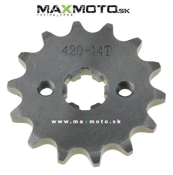 Vývodové koliečko pre čínske ATV, PIBIKE 420/14zubov, hriadeľ 17mm
