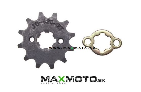 Vývodové koliečko pre čínske ATV, PITBIKE 420/12 zubov, hriadeľ 17mm