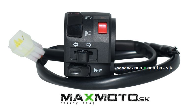 Združený ovládač ATV, svetlá, smerovky, klaksón, výstražný vypínač, ľavý