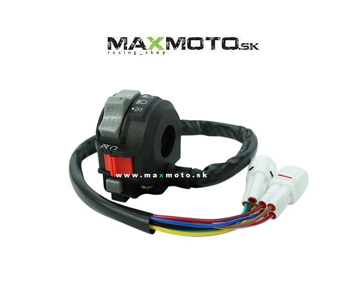 Združený ovládač YAMAHA Grizzly 125, YFZ 450, Raptor 250, Warrior, Wolverine, 02-13, ľavý