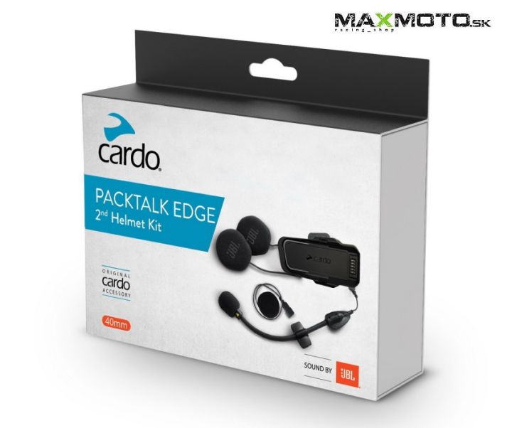 Cardo PACKTALK EDGE audio súprava JBL pre druhú prilbu