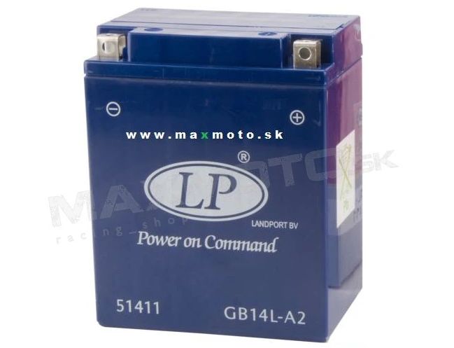Batéria LANDPORT GB14L-A2, 12V, 14Ah, gélová, 135x91x167
