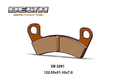 Brzdové obloženie ARCTIC CAT Wildcat 700/1000, Prowler 812, Stampede 900, Cushman,KH741, predné ľavé/pravé