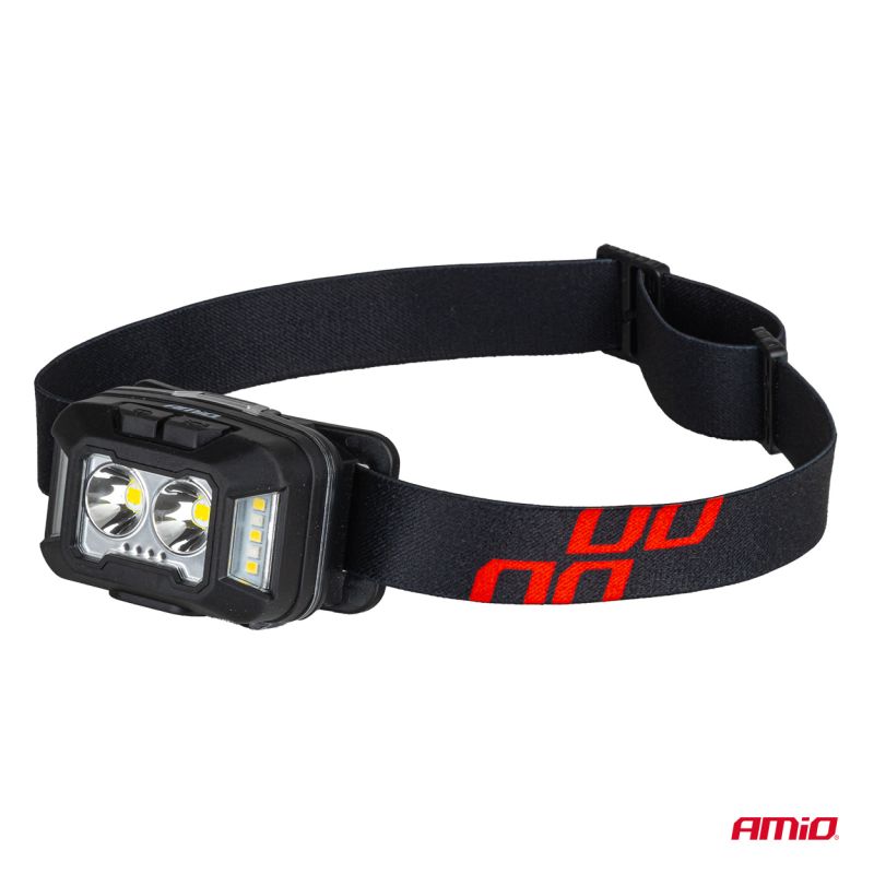 Čelová LED lampa 2xXPG+10SMD 1800mAh SUPER BRIGHT (BATT), 04668