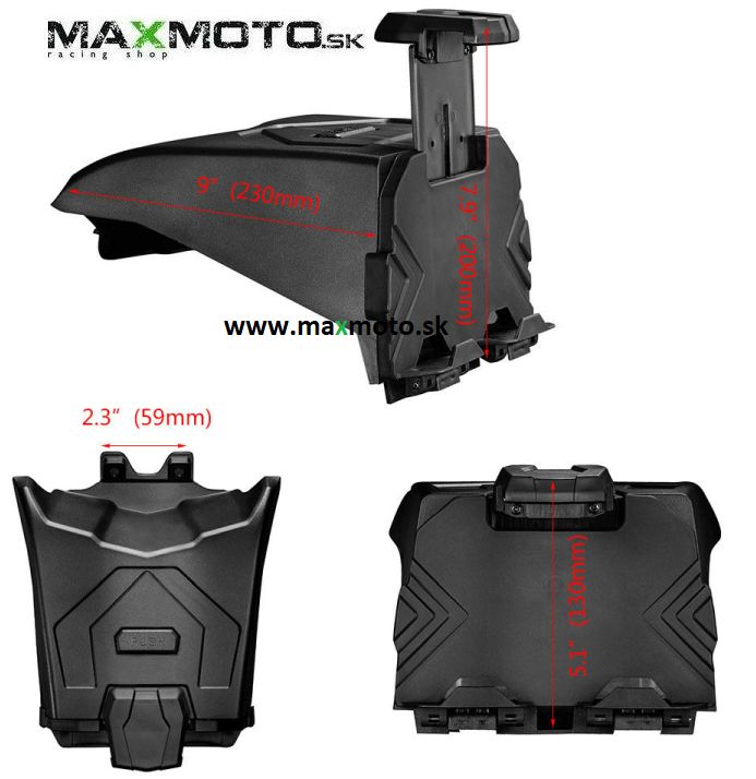 Držiak navigácie/ telefónu pre CAN-AM MAVERICK X3, s úložným priestorom, 715002874