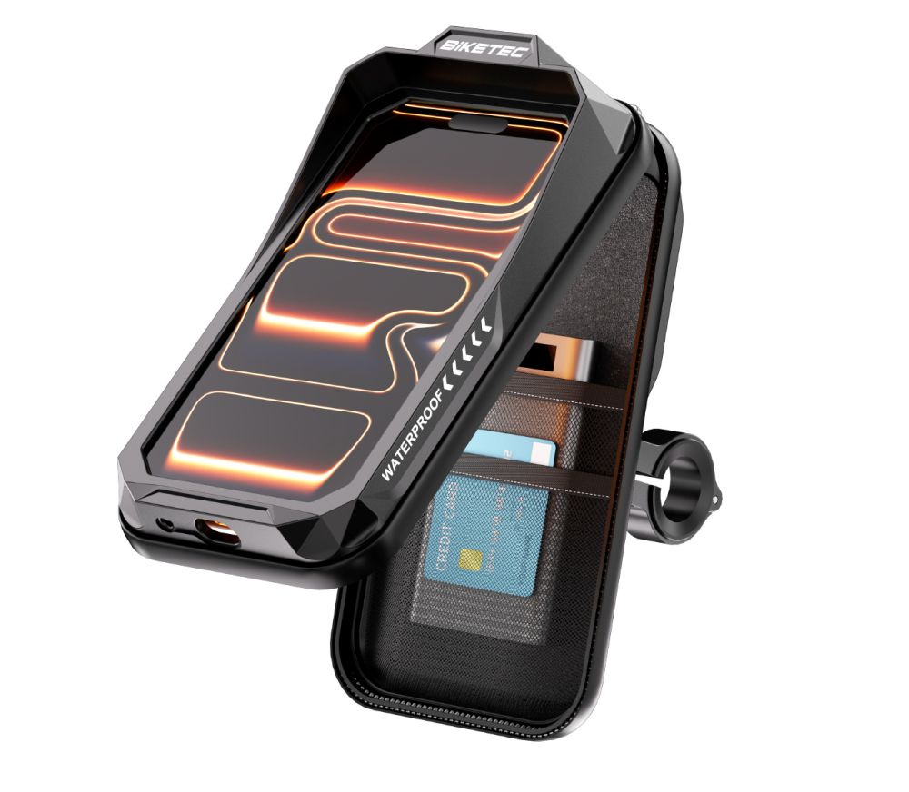 Držiak na navigáciu / mobil pre štvorkolky, motorky BIKETEC PRO ETUI, vodeodolný