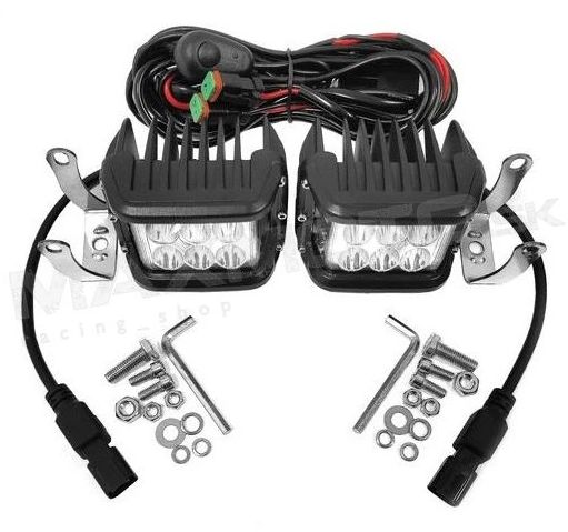 LED svetlá KINWONS 48W/ 6000k/ IP68, hliníkový rám, s bočným prisvietením