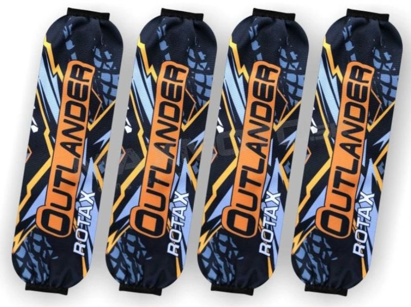 Návleky tlmičov CAN-AM Outlander G3, oranžové, 4ks 