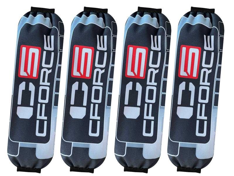 Návleky tlmičov CF MOTO CFORCE C5, čierna/ šedá