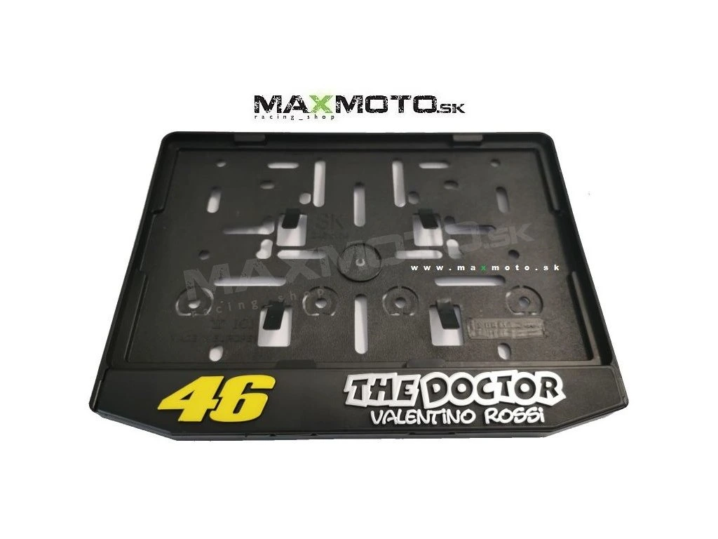 3D podložka pod ŠPZ (EČV) pre štvorkolky/ motocykle - VALENTINO ROSSI