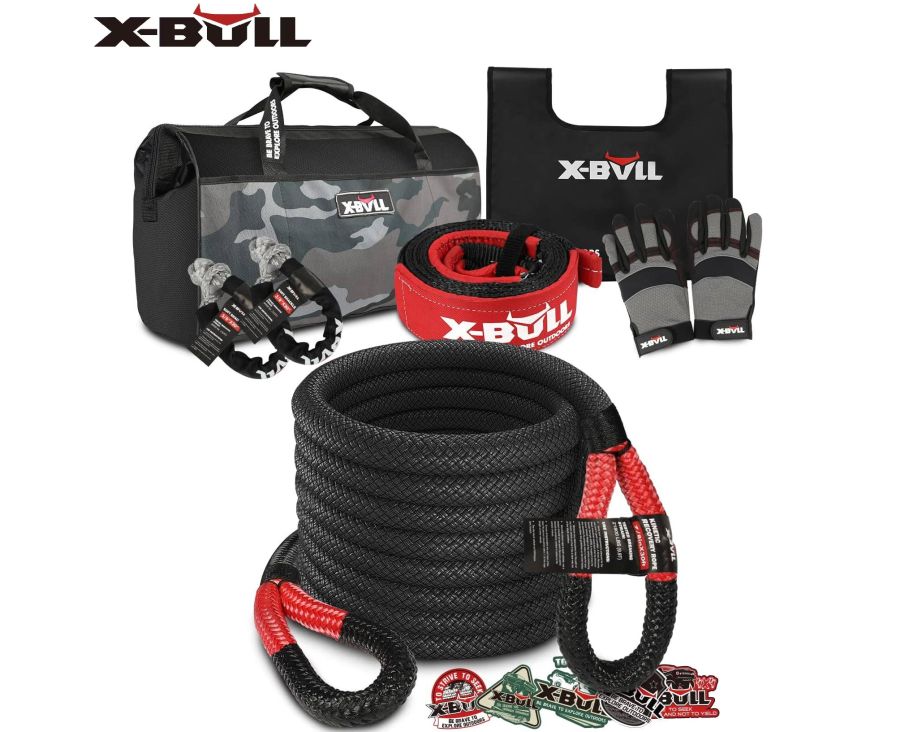 OFFROAD sada 7v1 X-BULL, gurtňa, kinetické lano, syntetické strmene, rukavice, taška