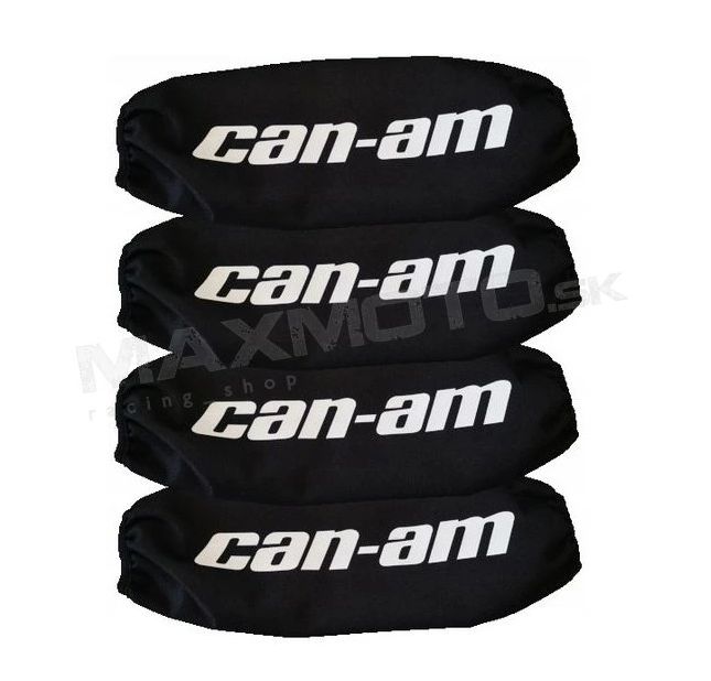Návleky tlmičov CAN-AM Renegade, Outlander, 4ks, čierne