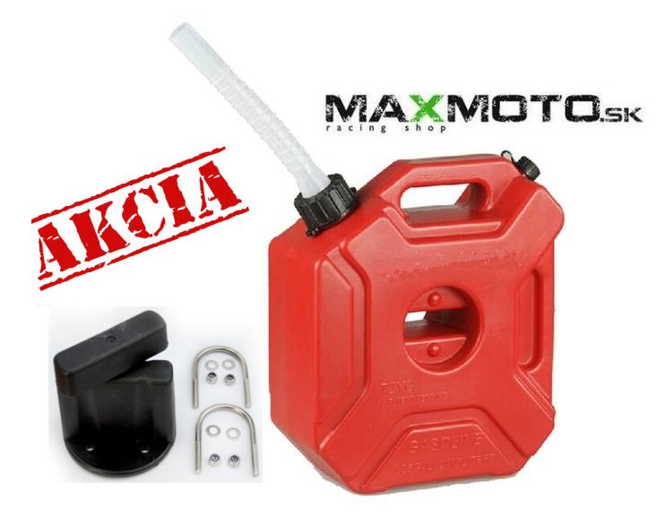 Kanister na palivo pre štvorkolky 5L s úchytom, AKCIA