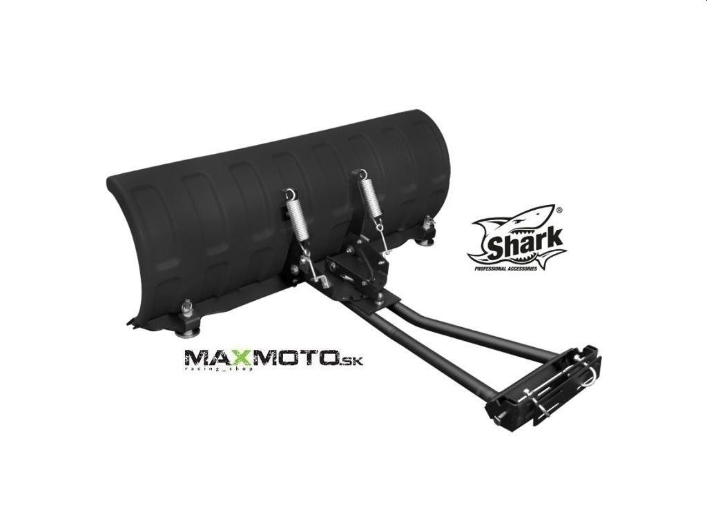 Radlica na sneh SHARK 152cm, plastová čierna