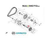 Lozisko_volnobezka_variatora_CF_MOTO_Gladiator_X850_Z1000_UTV1000_0GR0_051400_10000_schema