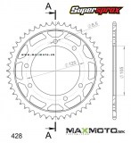 Ozubenie_zadnée_rozeta_YAMAHA_XT125R_DERBI_Senda_125SM_cierna_50_zubov_428_RFE_1134_50_BLK_rozmer