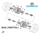 Podlozka_matice_homokinetickeho_klbu_CF_MOTO_Gladiator_X8_X550_Z8_UTV550_UTV800_30903_0504000_schema