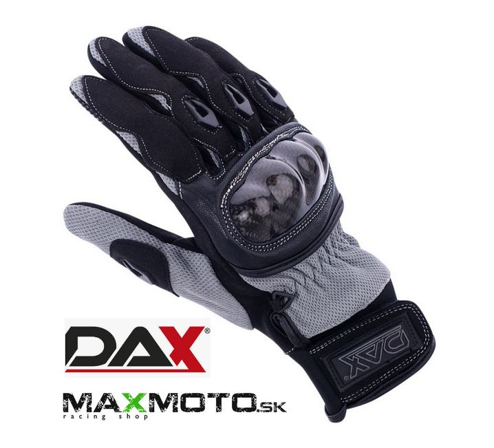 Kožené rukavice DAX s textilnými prvkami