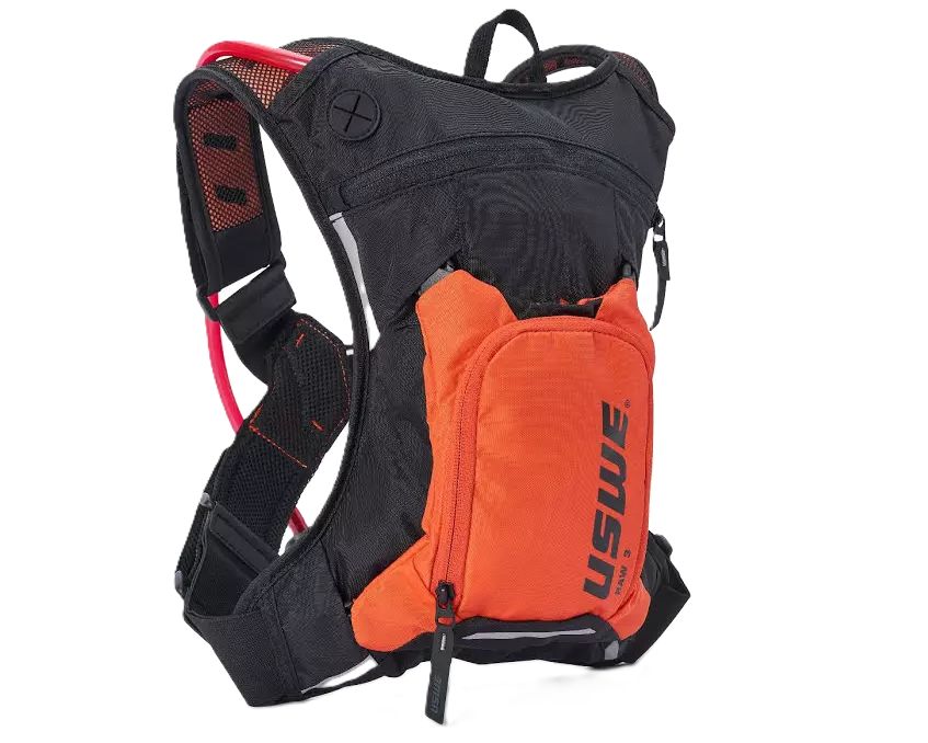 Ruksak USWE CAMEL BAG RAW, 3L ruksak/ 2L tekutina, oranžový