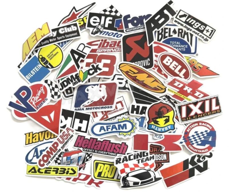 Nálepková sada MIX - vodorovné 8-9cm