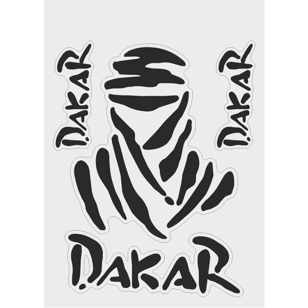Samolepka DAKAR NOMAD REFLEXNÁ QUATTROERRE
