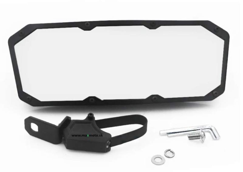 Spätné zrkadlo CAN-AM, POLARIS, CF MOTO, univerzálne UTV/ SS, čierne, vypuklé, stredové