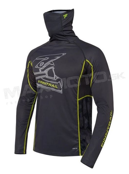 Tričko s dlhým rukávom FINNTRAIL Vizard Middlegrey