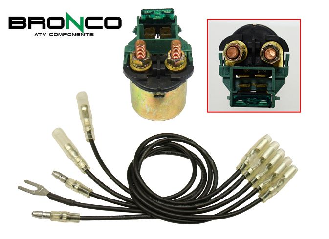 Univerzálne relé štartéra s poistkou BRONCO 30A